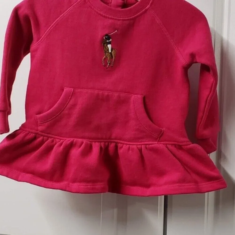 Ralph Lauren Girls Blouse  Size: 12 Months  Long Sleeve  Pink